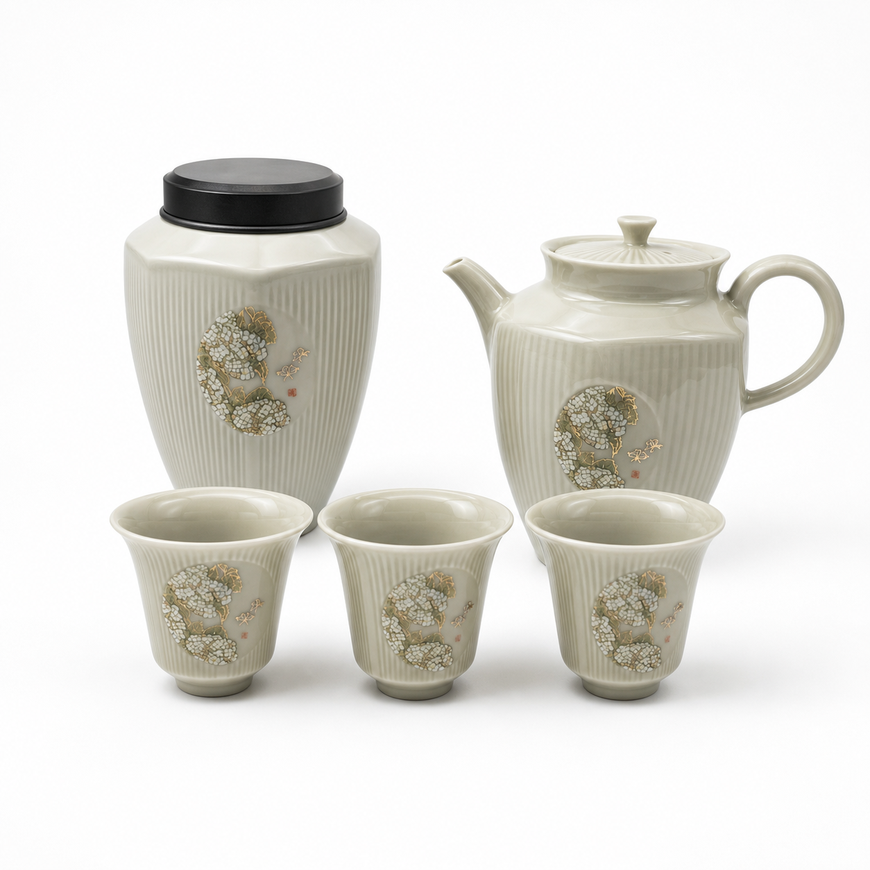Pinyue Honey-Glaze Gongfu Tea Gift Set on a clean white studio background